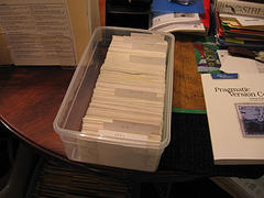 notecard harddrive, sorted